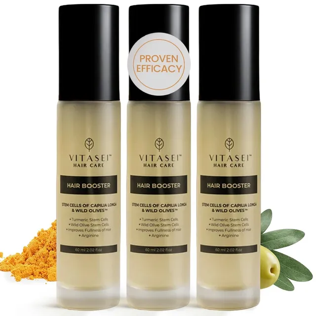Vitasei Hair Booster Revitalizing Hair Care Serum – 2oz (3 Pack