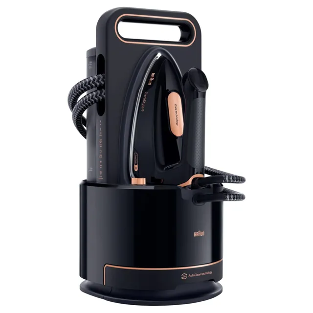 Braun Steam Generator Iron IS 9090, 2700 W, Black, CareStyle 9, EloxalPlus Plate