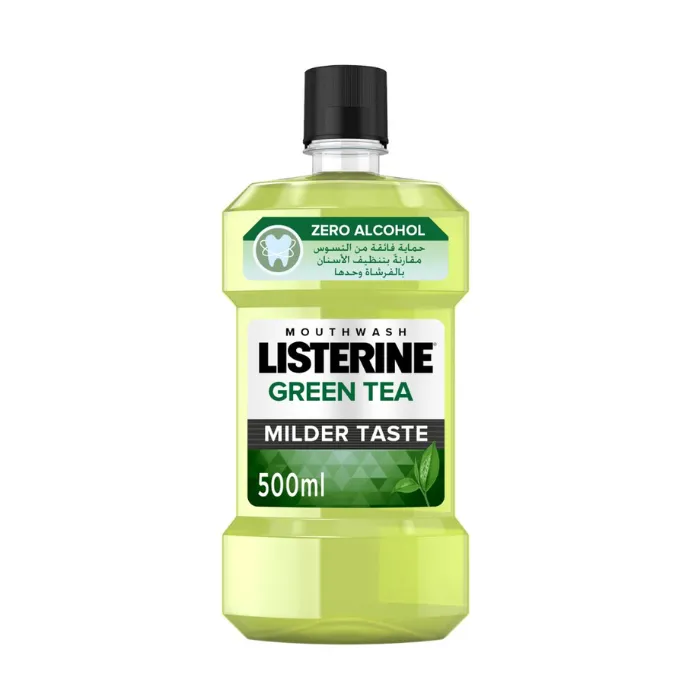 Listerine غسول فم بالشاي الأخضر