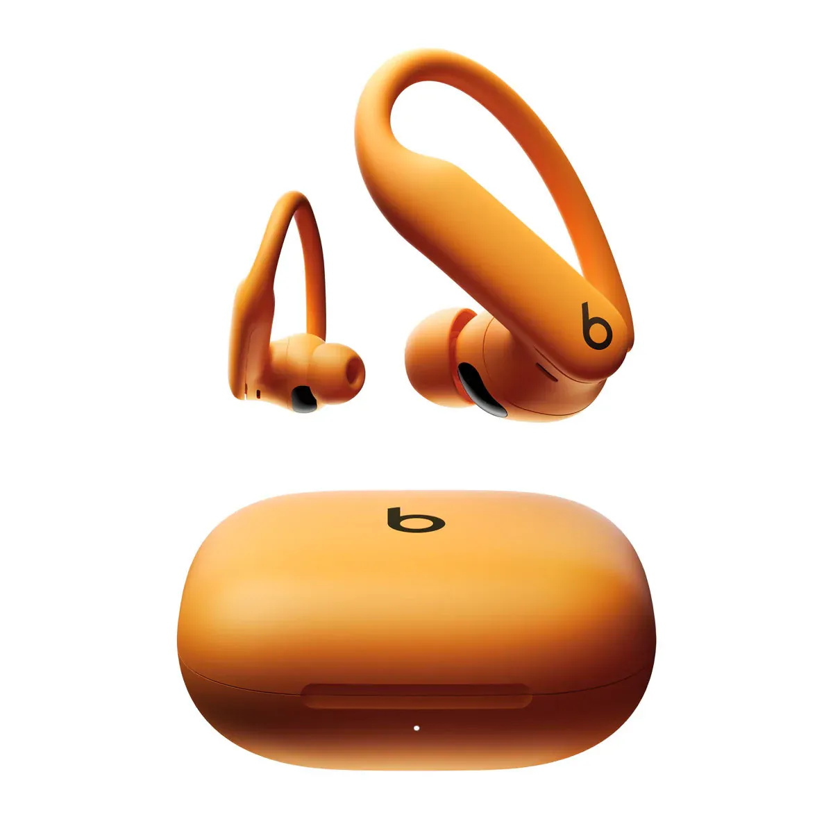 سماعات أذن Powerbeats Pro 2 لاسلكية بتقنية البلوتوث، إلغاء الضوضاء، مراقبة معدل ضربات القلب، IPX4، بطارية تدوم حتى 45 ساعة وعلبة شحن لاسلكي، متوافقة مع Apple وAndroid، برتقالي كهربائي