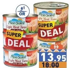 Plein Soleil Light Meat Tuna In Veg. Oil
