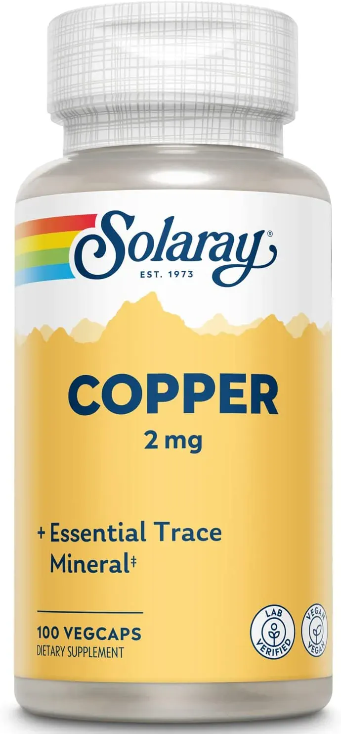 solaray نحاس 135784 100 كبسولة (2 Mg.)
