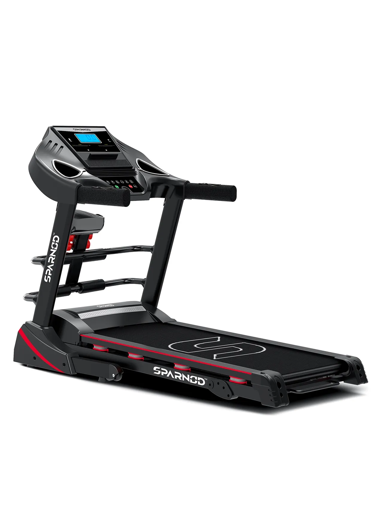 sparnod fitness جهاز سير STH-3500 (ذروة 4 HP) أوتوماتيكي - جهاز مشي كهربائي قابل للطي للاستخدام المنزلي الداخلي