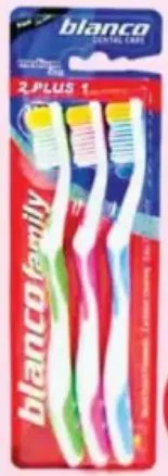 blanco Tooth Brush Family Pack Red