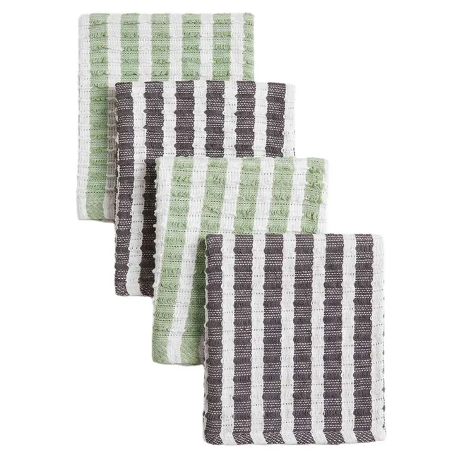 Carrefour Kitchen Waffle Towels, Multicolor