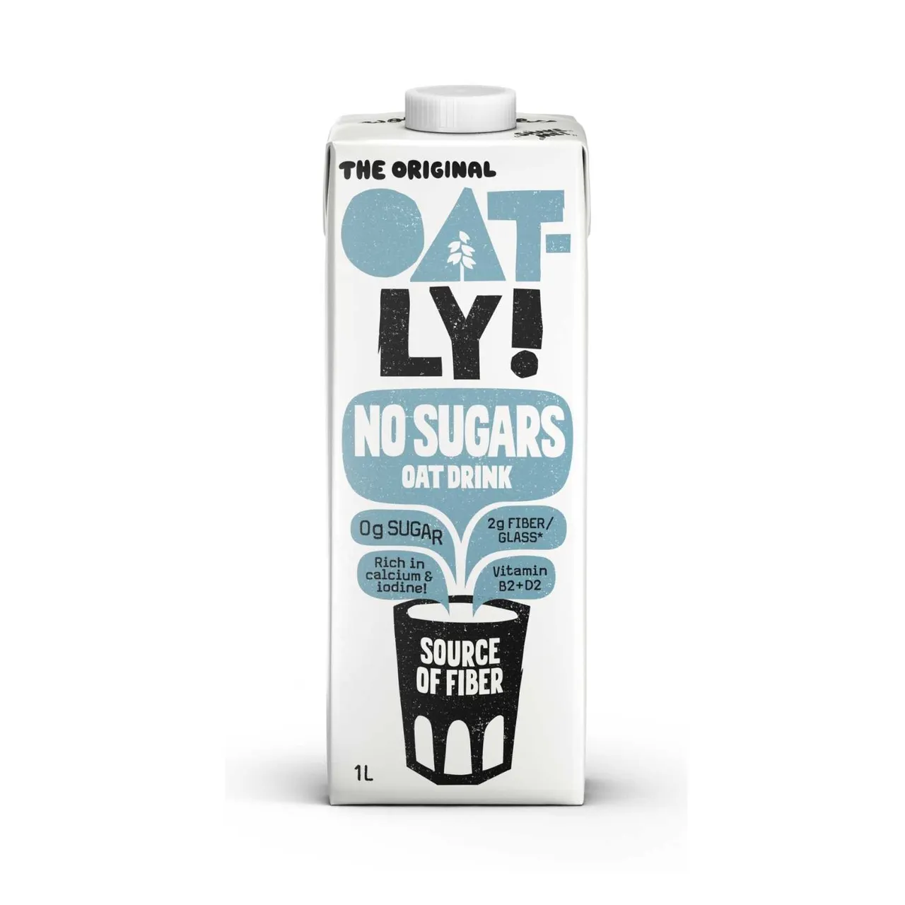 Oatly مشروب الشوفان الأصلي بدون سكريات