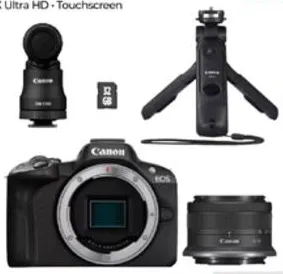 Canon Mirrorless Camera + Lens + Kit EOS R50; RF-S 18-45mm IS STM