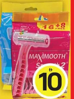 Maxsmooth Twin Blade Razor Men / Women