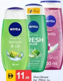 Nivea Shower Gel Lemon & Oil / Fresh Aloe / Waterlily