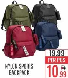 Nylon Sports Backpack