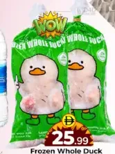 Frozen Whole Duck