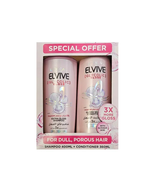 Elvive Glyco Shampoo + Conditioner