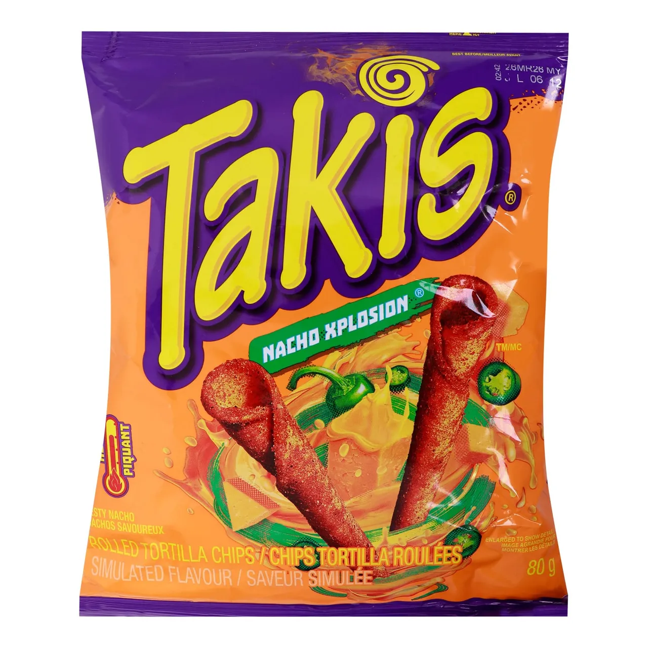 Takis رقائق تورتيا ملفوفة ناتشو إكسبلوجن