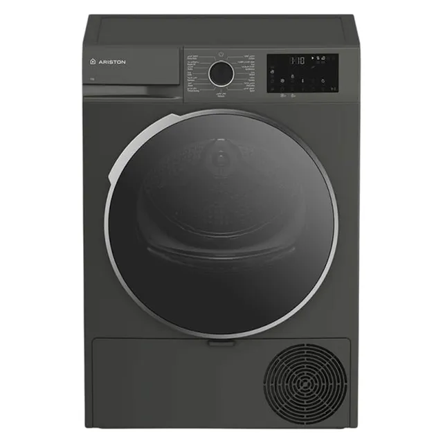 Ariston Front Load Dryer ARDC082SM, Extra Heat, Grey