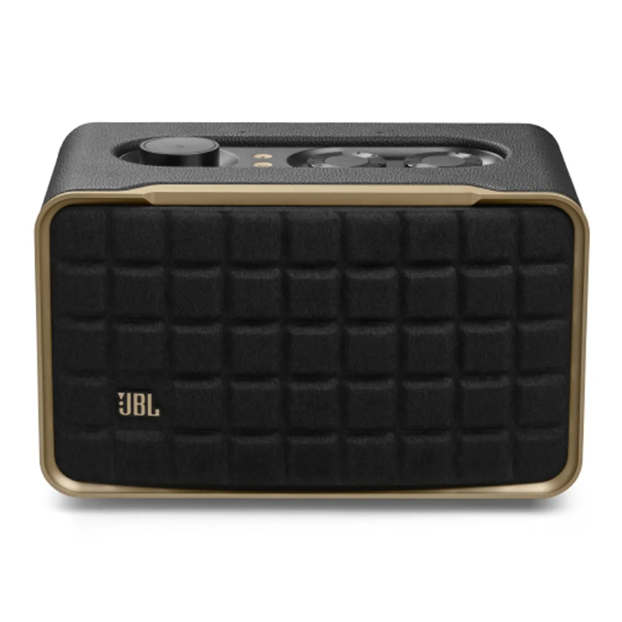 JBL مكبر صوت منزلي ذكي Authentics 200 مع واي فاي وبلوتوث، أسود