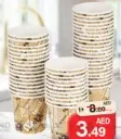 Zest Home أكواب ورقية أبيليتي 4×50 كوب