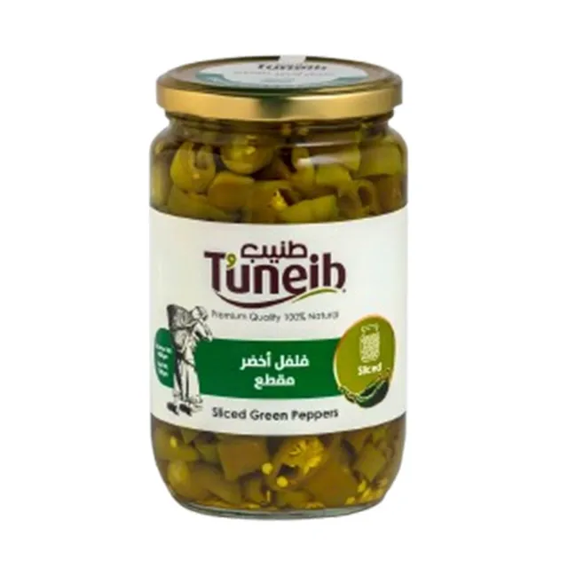 Tuneib Pickled Sliced Green Pepper