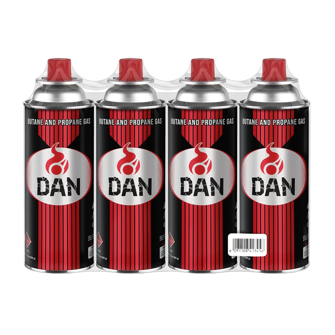 Dan خرطوشة غاز البوتان، 4 pcs
