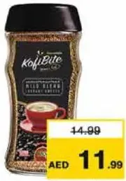 Kofibite Instant Coffee Classic Glass Jar