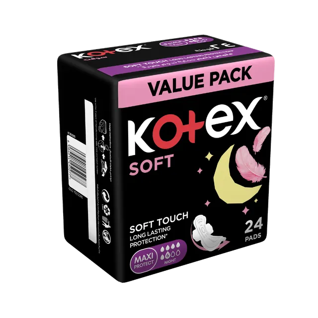 Kotex Maxi Soft Night - 24's