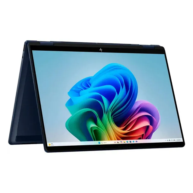 HP OmniBook X Flip Notebook, Intel Core Ultra 7 Processor, 16 GB RAM, 1 TB SSD, Windows 11 Home, Atmospheric Blue, 14-FM0008NE