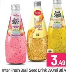 Inter Fresh Basil Seed Drink Assorted
