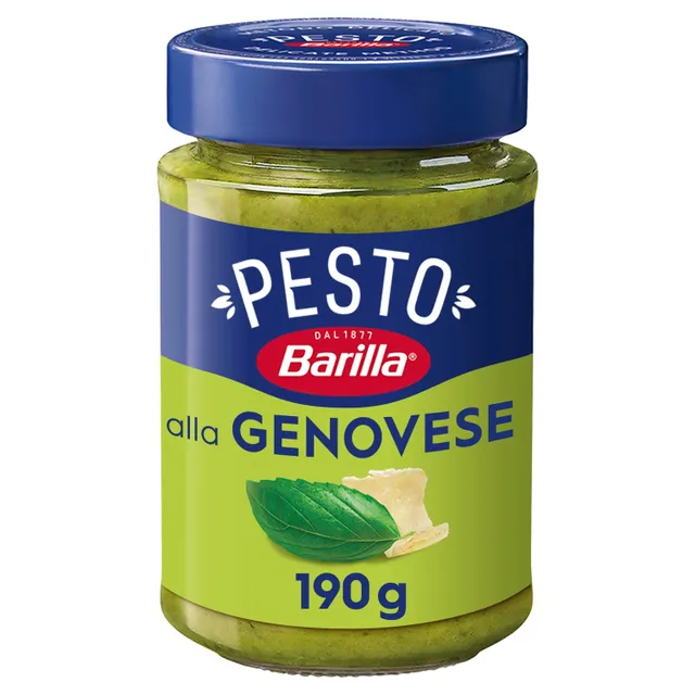 Barilla Pesto Genovese Pasta Sauce With Fresh Italian Basil