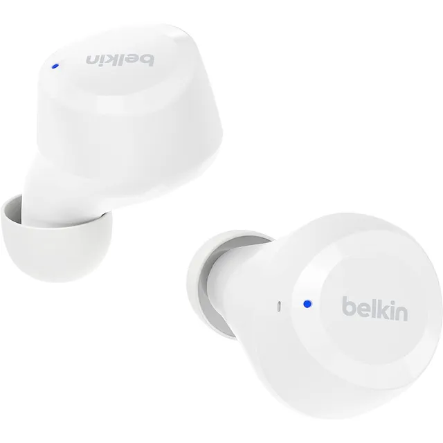 Belkin SoundForm Bolt In-Ear True Wireless Earbud, White, AUC009BTWH