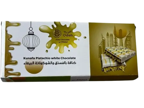 Odeh Kunafa Pistachio White Dubai Chocolate