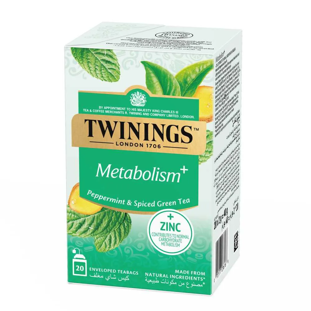 Twinings Moment Of Peace شاي أعشاب بالنعناع والشاي الأخضر بالتوابل - 20's
