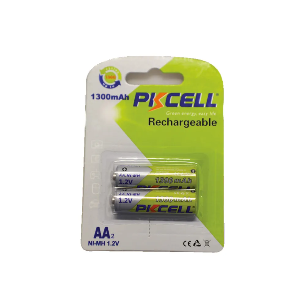 Pkcell بطارية قابلة لإعادة الشحن Ni-Mh مقاس Aa