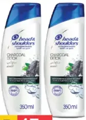 H&S Charcoal Detox Anti-Dandruff Shampoo Value Pack