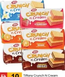 Tiffany Crunch N Cream Wafer Assorted