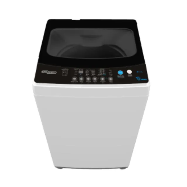 Super General Top Load Washing Machine, 680 RPM, White/Black, SGW755