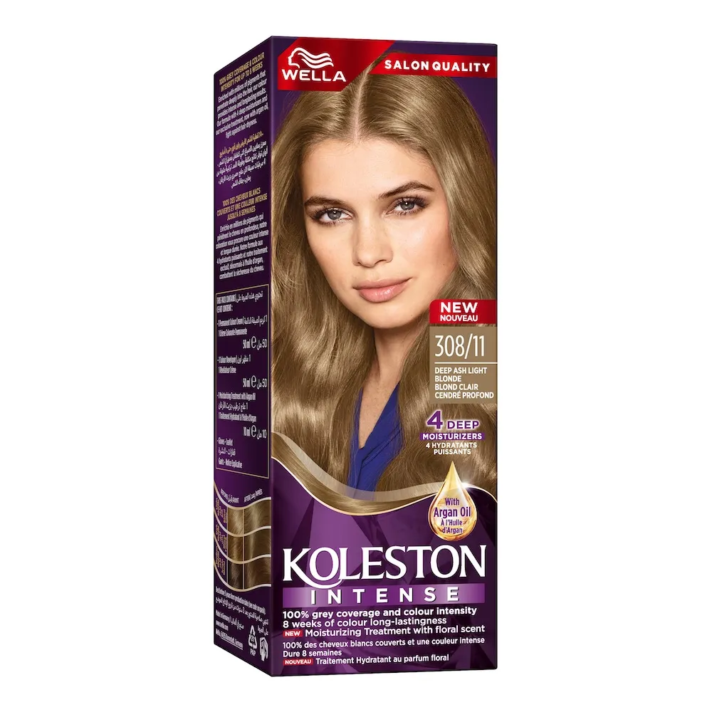 Wella Koleston صبغة شعر مكثفة 308/11 أشقر فاتح رمادي عميق