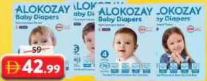 Alokozay Baby Diapers Size Assorted