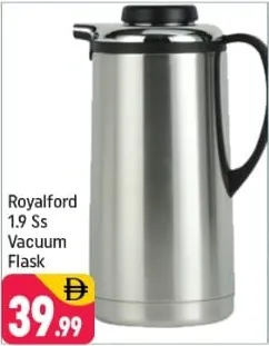 Royalford Vacuum Flask 1.9 Ss