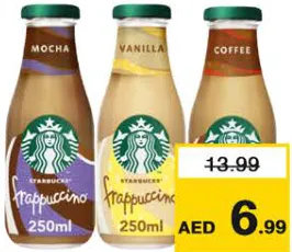 Starbucks Frappuccino Coffee/Caramel/Vanilla asstd.