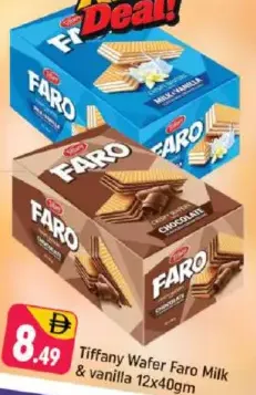 Tiffany Wafer Faro Milk & vanilla