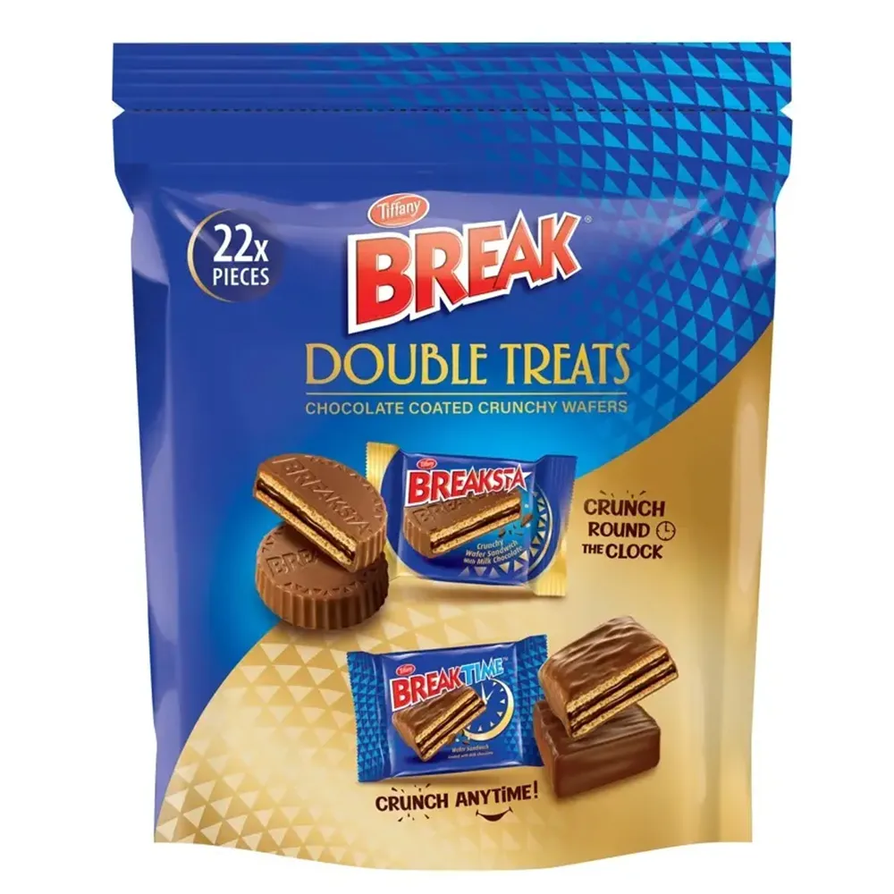 Tiffany Break ويفر مغطى بالشوكولاتة 22 Pcs