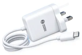 Zoook PD Charger with Built-in Type C Cable + Type C Port Zf-Cube 20, 20W