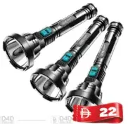 Expert مصباح يدوي led قابل للشحن 300lmns طقم 3's ex-24819-fl001