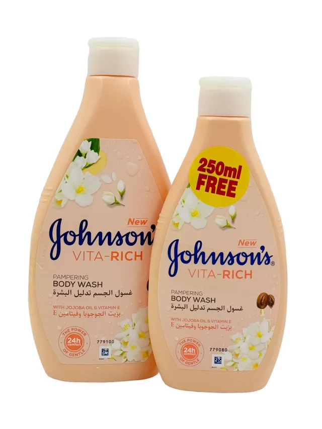 Johnson&Johnson Vitarich Pmpering BabyWash +