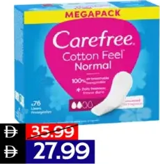 Carefree Pantyliners Normal / Fresh Mega Pack