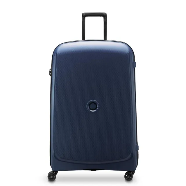 Delsey Belmont Plus 83cm Hardcase 4 Double Wheel Check-In Luggage Trolley Blue