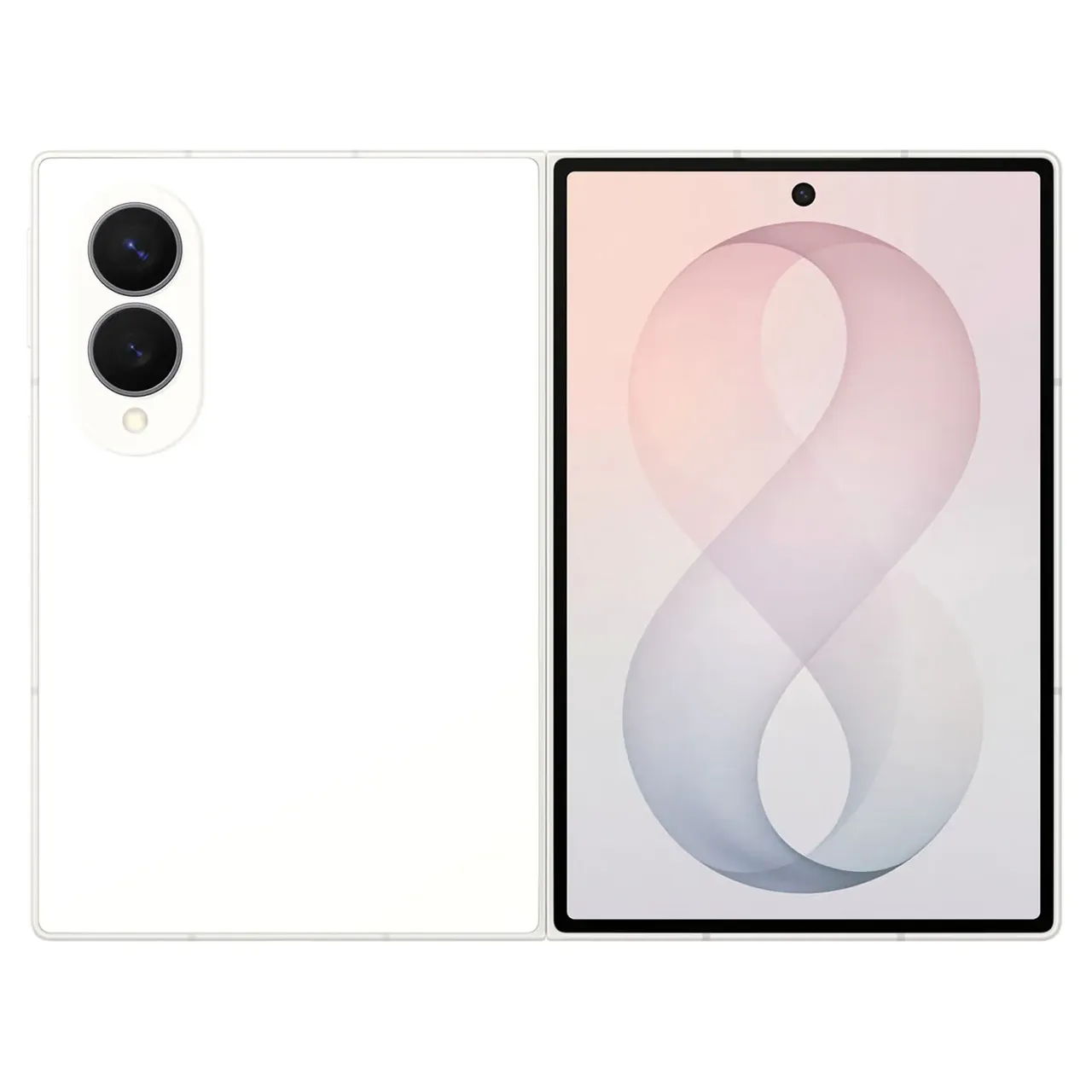 Samsung هاتف ذكي Galaxy Z Fold 8 5G، رام 12GB، تخزين 256GB، كريمي