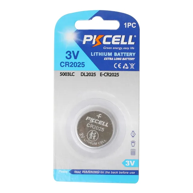 Pkcell Coin Cell 3V Lithium Battery - 1 Piece