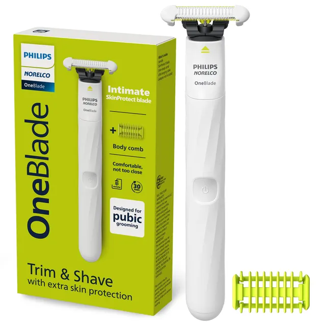 Philips Norelco OneBlade Unisex Intimate Pubic Personal Body Groomer Trimmer for Women Men QP192470