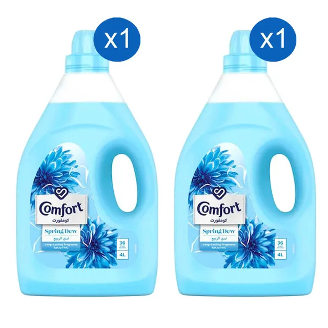 Comfort Fabric Softener Spring Dew Blue Bottle