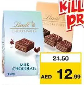 Lindt Wafer Assorted Bag